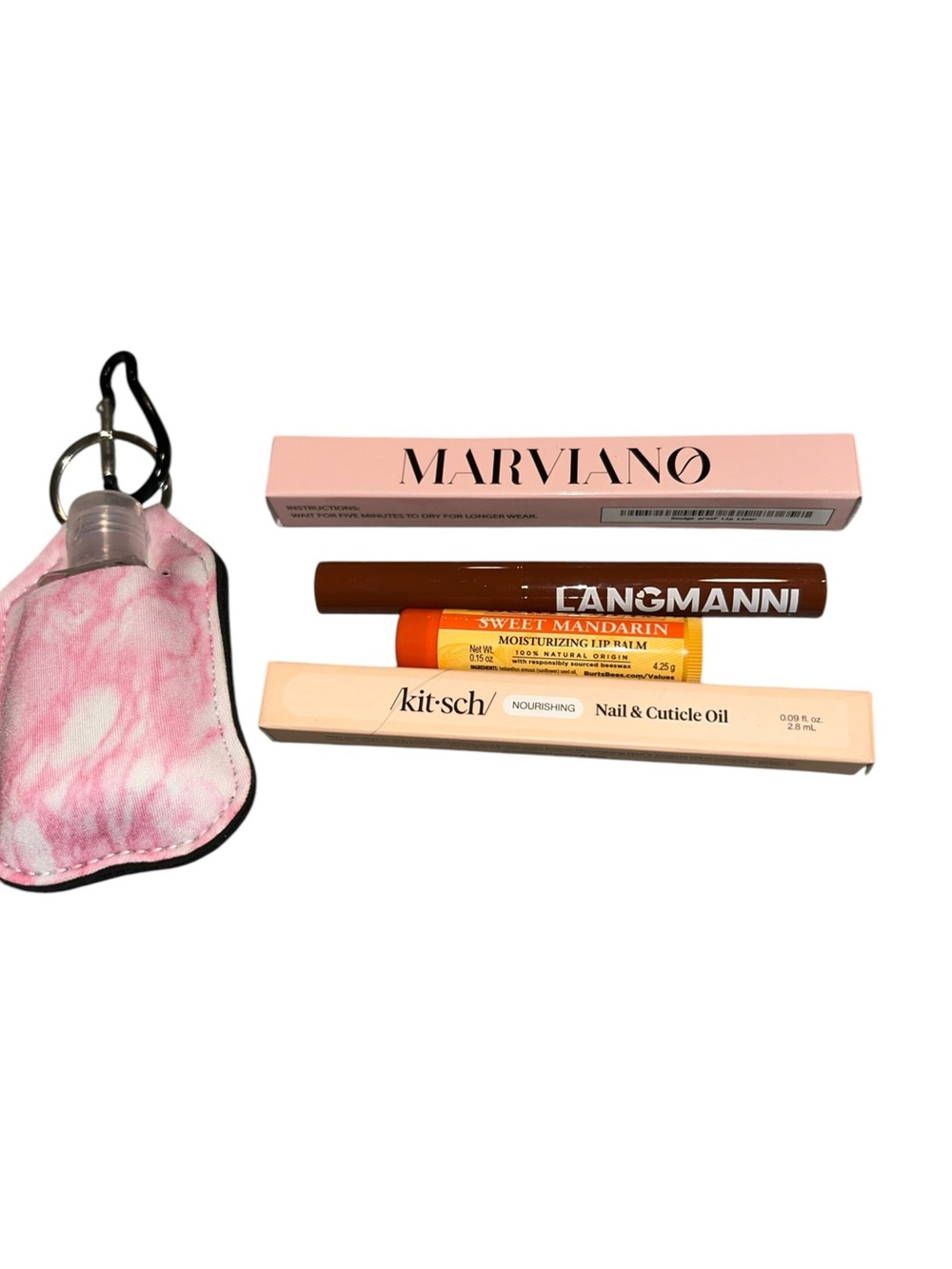 Marviano Pink Lipstick & Lip Care Set by